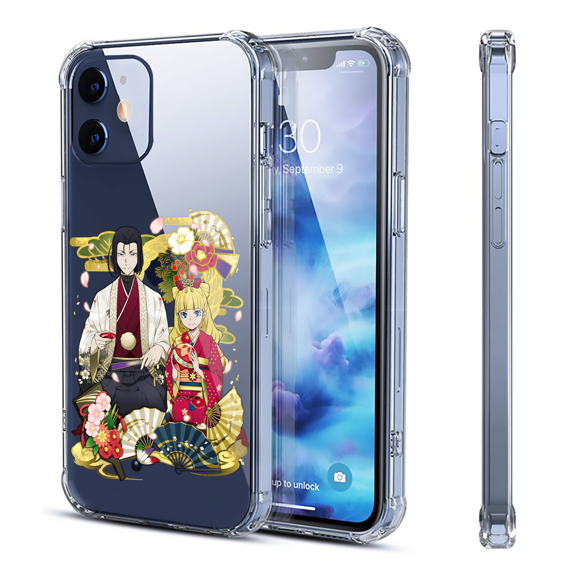 （画像用） 文豪ストレイドッグス Bungo Stray Dogs 【iPhone 12シリーズ対応】透明スマホケース（クリアソフトケース）